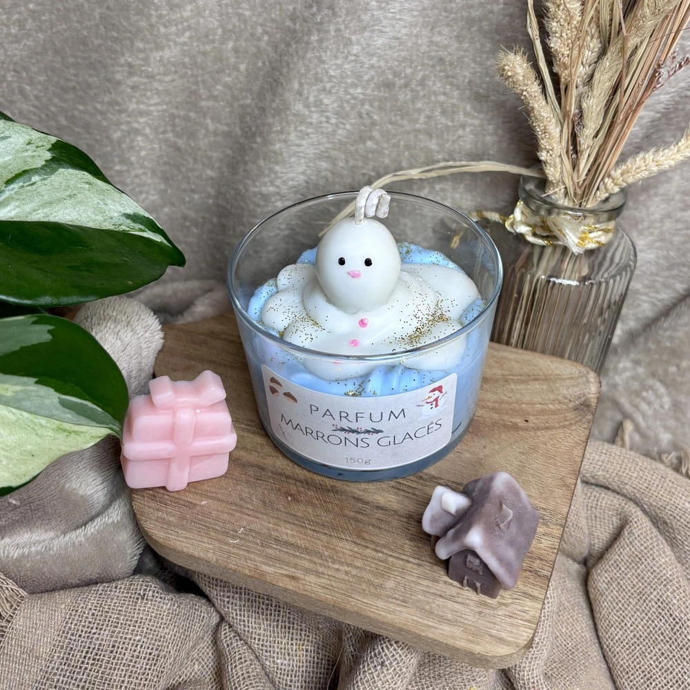 Bougie de Noël marrons glacés l'Atelier de Cha