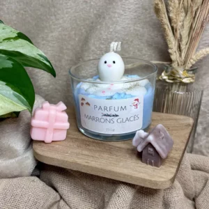 L'Atelier de Cha bougie de Noël marron glacés