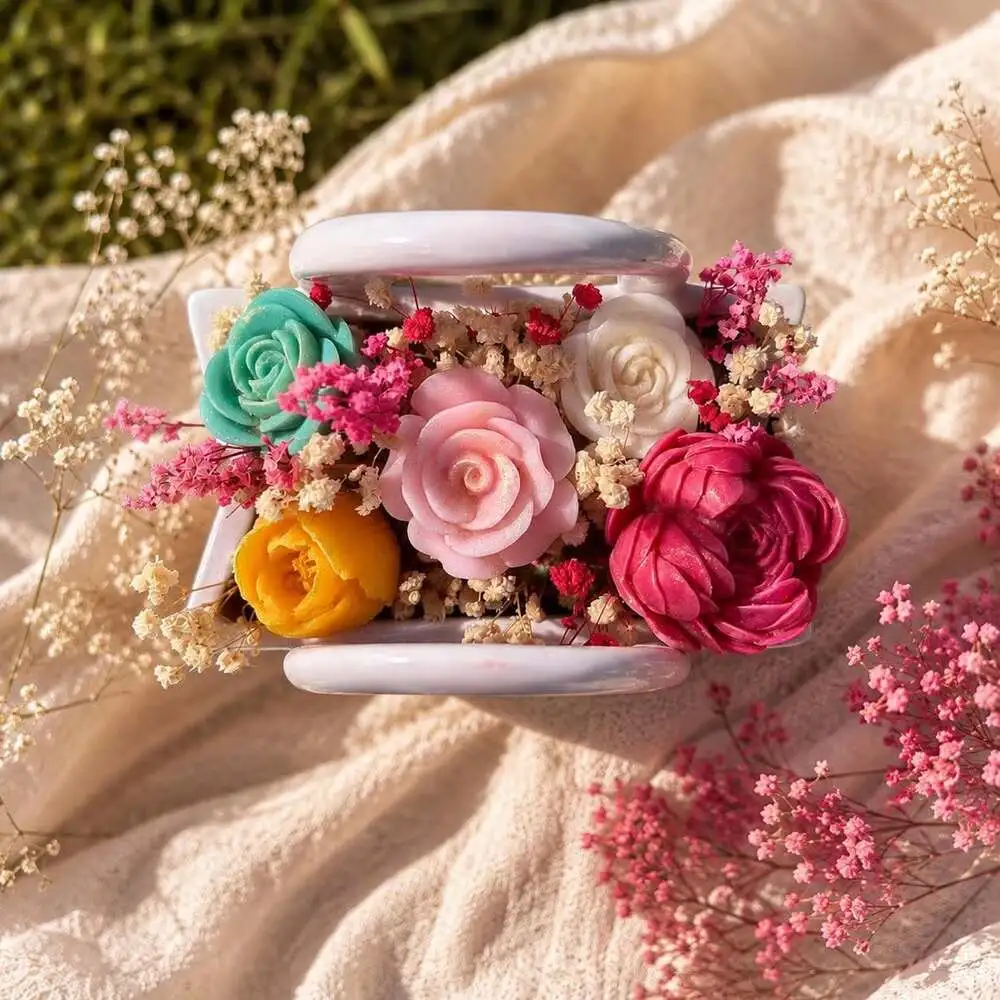 L'Atelier de Cha bouquet de fondant parfumés fleuris