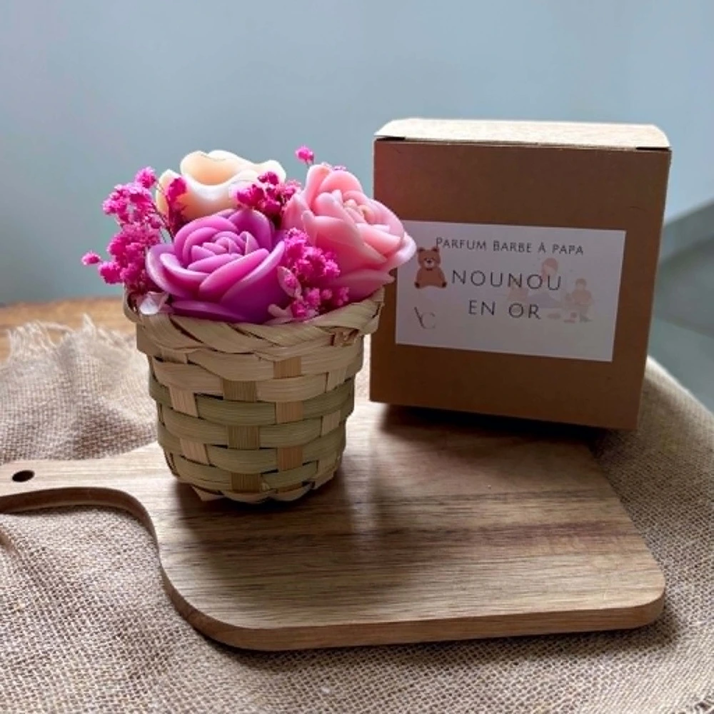 Bouquet fondants parfumés cadeau nounou l'Atelier de Cha