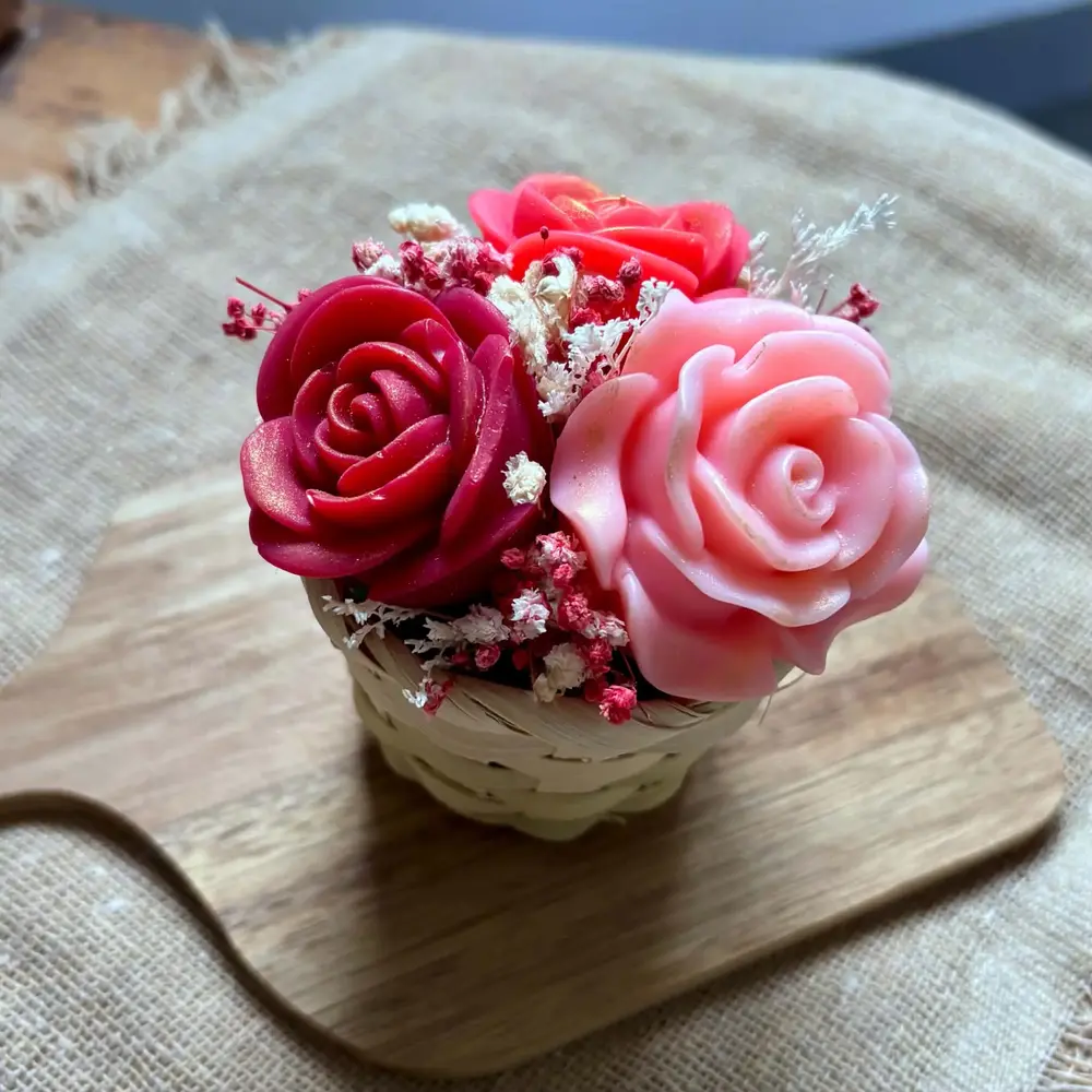 Bouquet fondants parfumés rouge l'Atelier de Cha