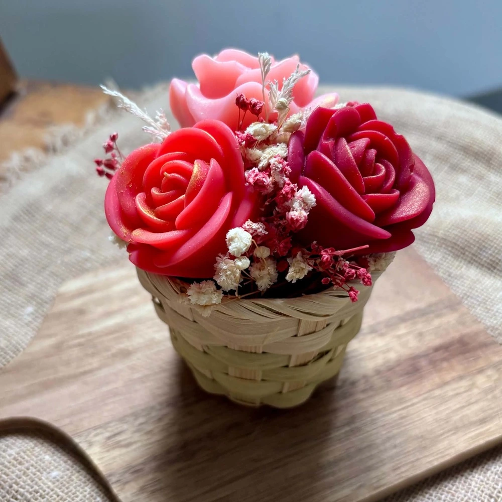 L'Atelier de Cha bouquet fondants parfumés rouge