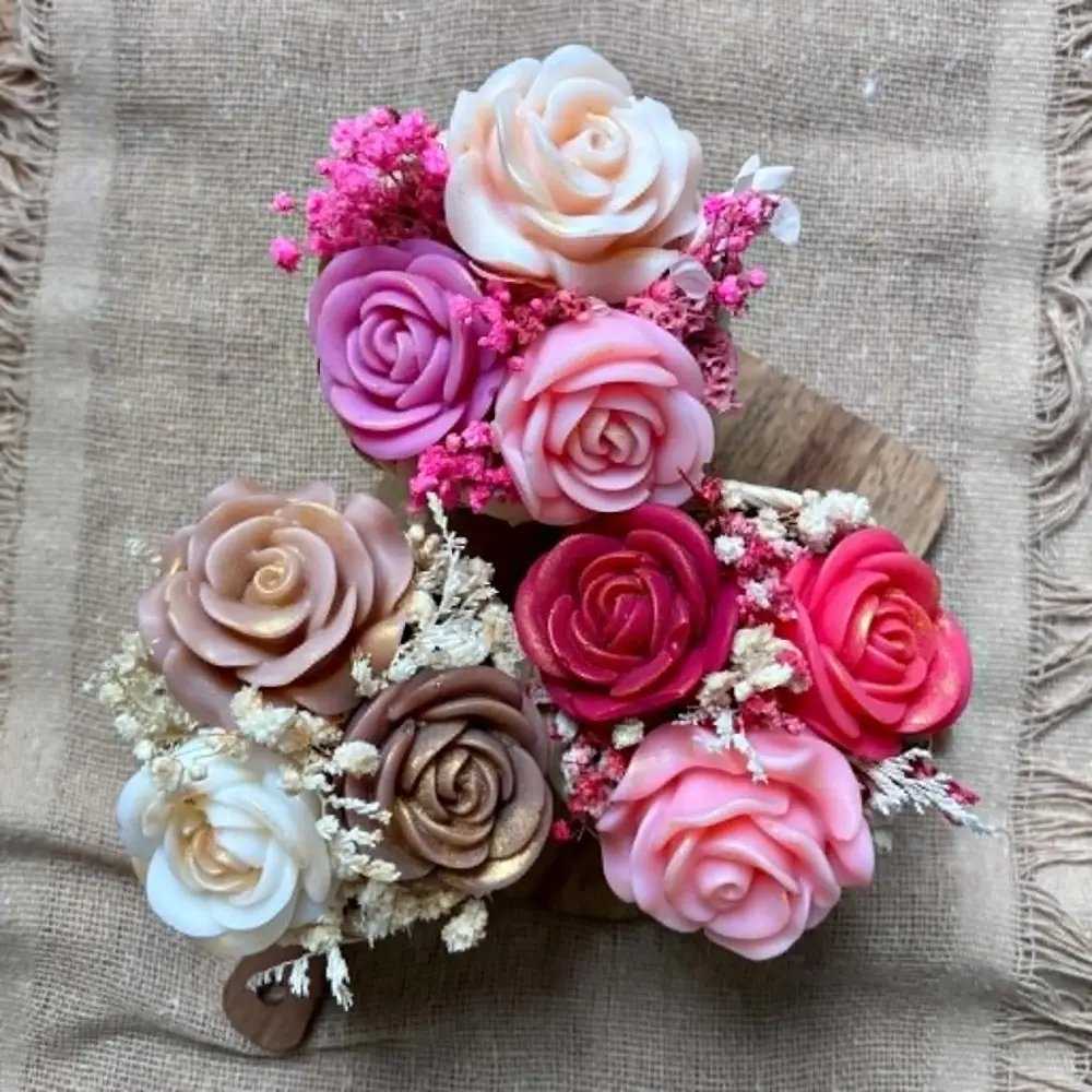 Les petits bouquets de fondants parfumés de l'Atelier de Cha