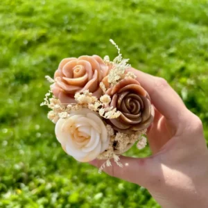 bouquet fondant beige l'atelier de cha