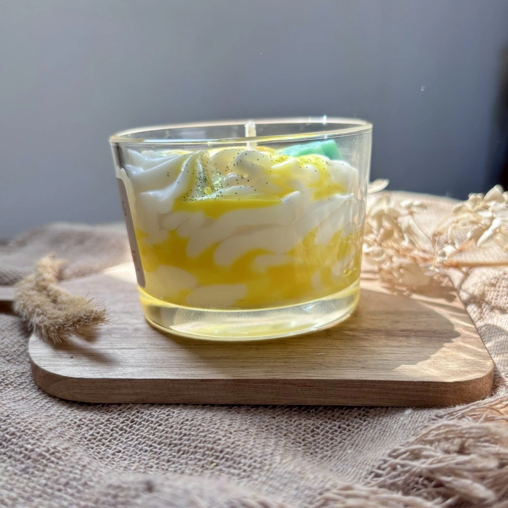 l'Atelier de Cha bougie gourmande vanille ananas miel