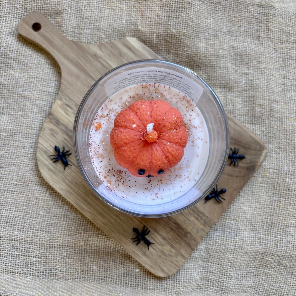 L'Atelier de cha bougie citrouille Halloween