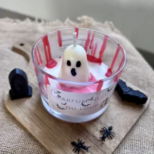 bougie fantome halloween l'Atelier de Cha